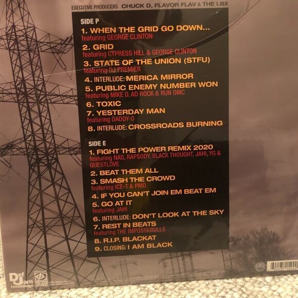 What You Gonna Do When the Grid Goes Down? Public Enemy LP EX++ - Picture 2 of 2